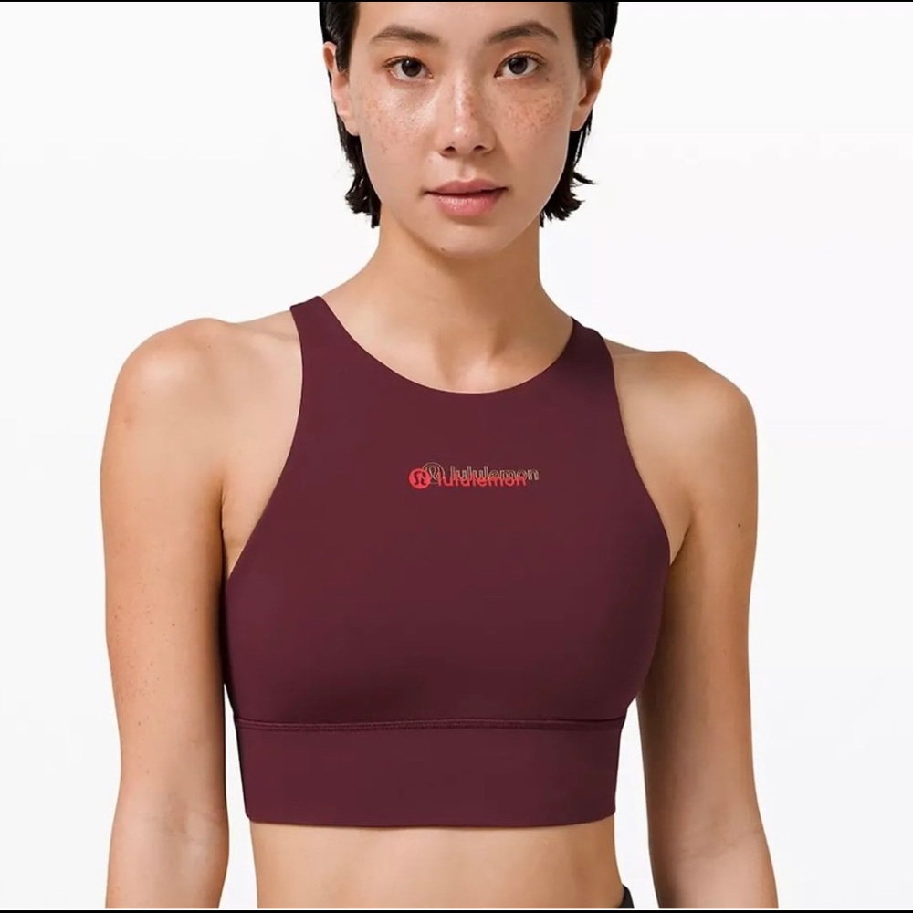 Lululemon high neck long line energy bra lunar new year